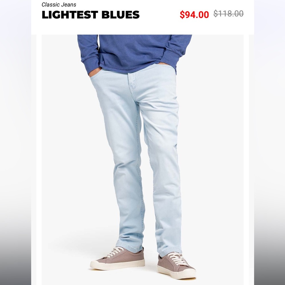 Mugsy Classic Jeans “Lightest Blues”